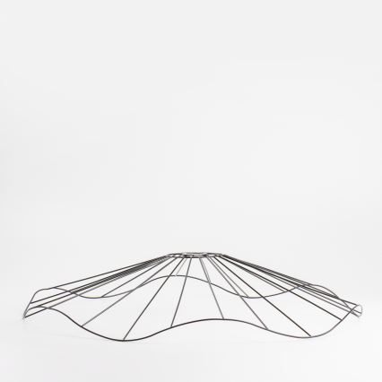 Brilagi - LED накладен полилей CERIA WIRE 1xE27/40W/230V, с диаметър 80 см, черен/дъб