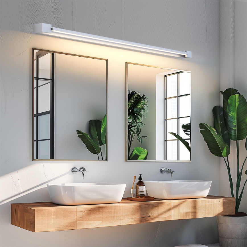 Brilagi - LED осветление за огледало в банята AQUA LINE LED/36W/230V 120 см IP44 матов хром CRI 90