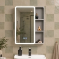BRILAGI - LED огледален шкаф за баня с подсветка AVOLA SINGLE 55x70 см