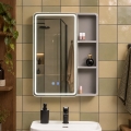BRILAGI - LED огледален шкаф за баня с подсветка AVOLA SINGLE 55x70 см