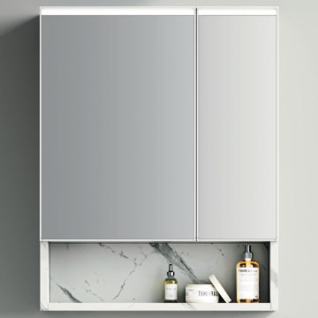 BRILAGI - LED огледален шкаф за баня с подсветка TRABIA DOUBLE 60x70 cm