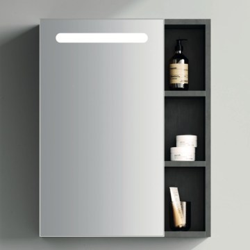 BRILAGI - LED огледален шкаф за баня с подсветка TRABIA SINGLE 60x70 cm