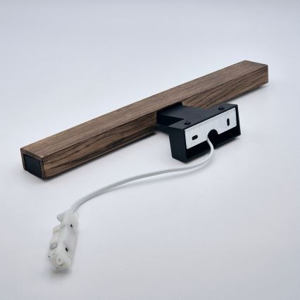 Brilagi - LED осветление за баня за огледало WOODY MIRROR LED/8W/230V 40 см IP44 дъб орех/черно