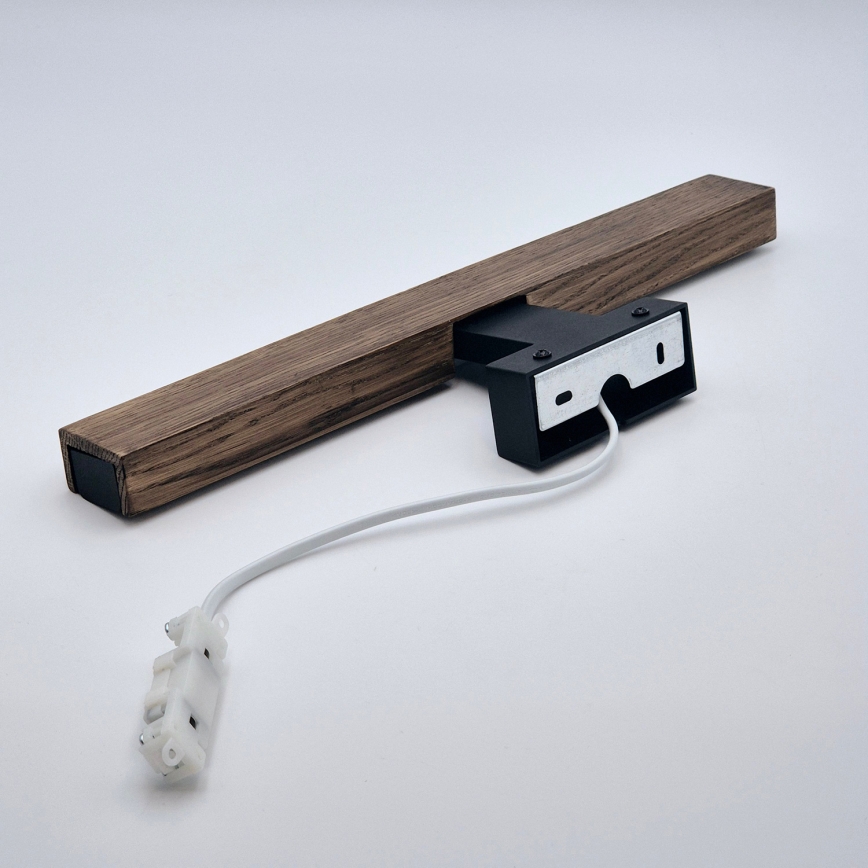 Brilagi - LED осветление за баня за огледало WOODY MIRROR LED/8W/230V 40 см IP44 дъб орех/черно