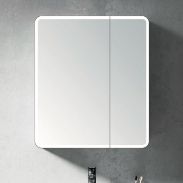 BRILAGI - LED огледално шкафче за баня с подсветка NOTO DOUBLE 60x70 cm