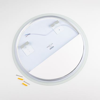 Brilagi - LED огледало за баня BERNATE LED/19W/230V Ø 60 cm сребристо IP44 CRI 90 димируемо + CCT