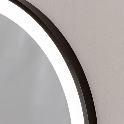 Brilagi - LED огледало за баня CANZO LED/25W/230V 50x80 cm черно IP44 CRI 90 димируемо + CCT