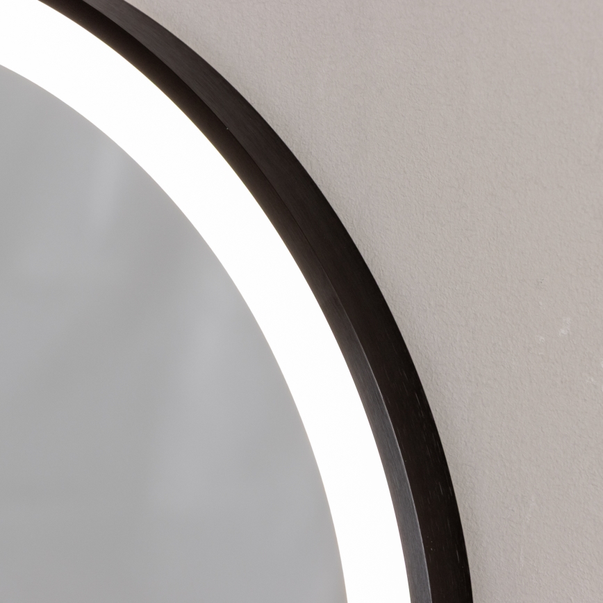 Brilagi - LED огледало за баня CANZO LED/25W/230V 50x80 cm черно IP44 CRI 90 димируемо + CCT