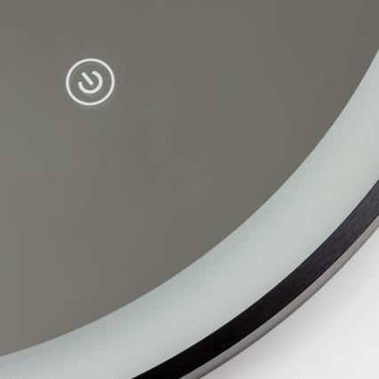 Brilagi - LED огледало за баня CANZO LED/25W/230V 50x80 cm черно IP44 CRI 90 димируемо + CCT