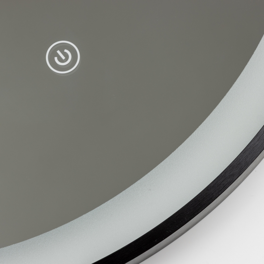 Brilagi - LED огледало за баня CANZO LED/25W/230V 50x80 cm черно IP44 CRI 90 димируемо + CCT