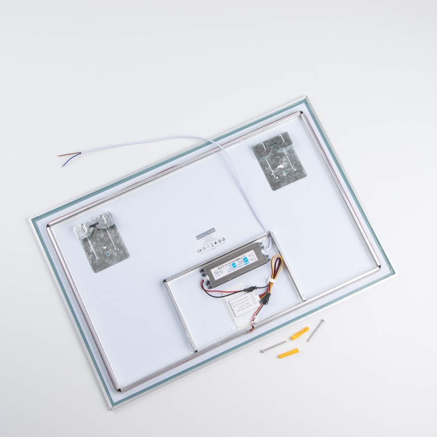 Brilagi - LED огледало за баня DESIO LED/20W/230V 40x60 cm сребристо IP44 CRI 90 димируемо + CCT