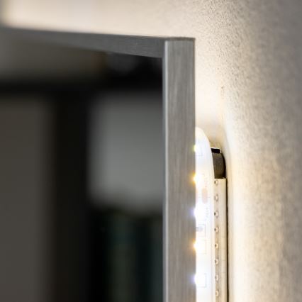 Brilagi - LED огледало за баня DESIO LED/24W/230V 60x60 см сребристо IP44 CRI 90 димируемо + CCT