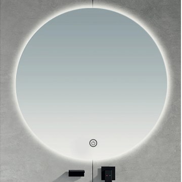 Brilagi - LED огледало за баня LUNA LED/26W/230V, диаметър 80 см, IP44, CRI 90, димируемо + CCT