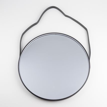 Brilagi - LED огледало за баня PALANZO LED/19W/230V Ø 60 см черно IP44 CRI 90 димируемо + CCT