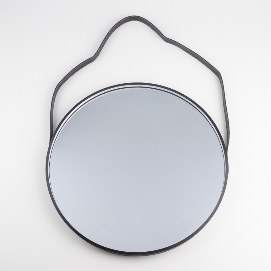 Brilagi - LED огледало за баня PALANZO LED/19W/230V Ø 60 см черно IP44 CRI 90 димируемо + CCT