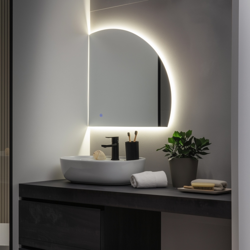 Brilagi - LED огледало за баня QUARTIERE LED/18W/230V 50x55 cm IP44 CRI 90 димируемо + CCT