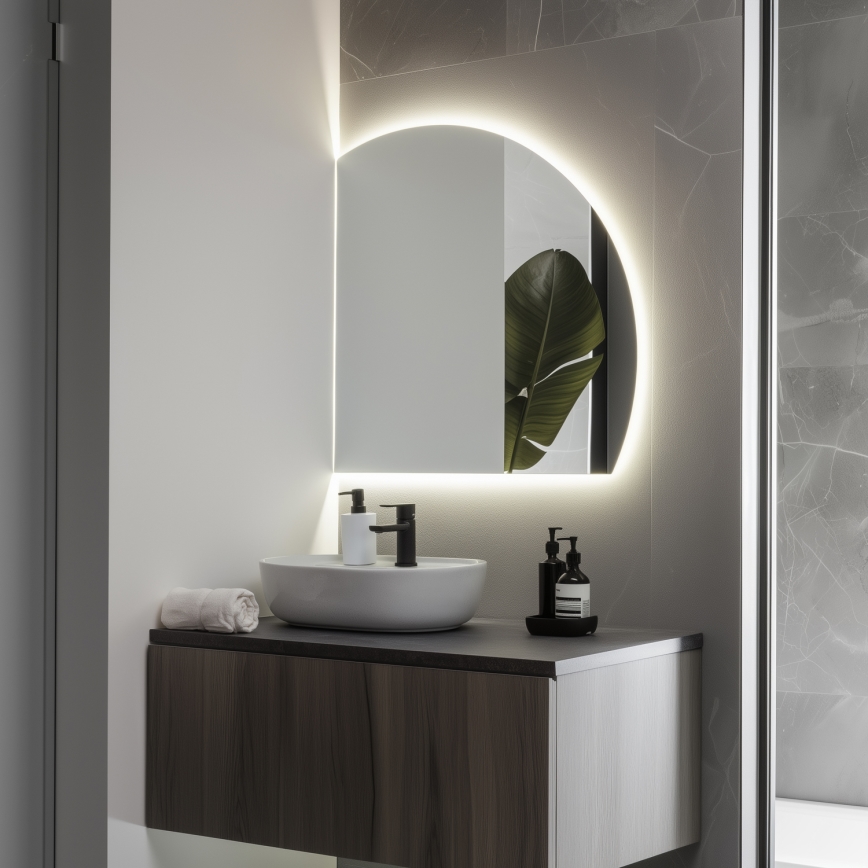Brilagi - LED огледало за баня QUARTIERE LED/25W/230V 70x75 cm IP44 CRI 90, димируемо + CCT