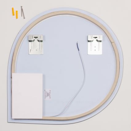 Brilagi - LED огледало за баня RICADI LED/19W/230V 60x60 см IP44 CRI 90 димируемо + CCT