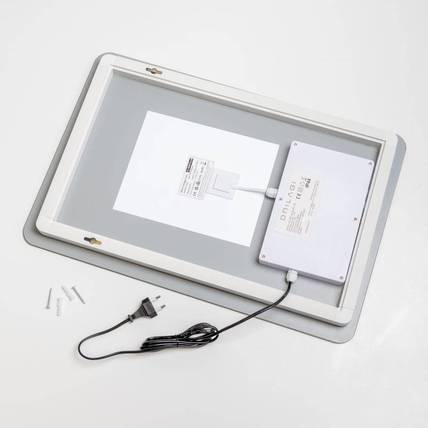 Brilagi - LED огледало за баня с подгряване DIANA LED/13W/230V 60x40 cm IP44 CRI 90, димируемо + CCT