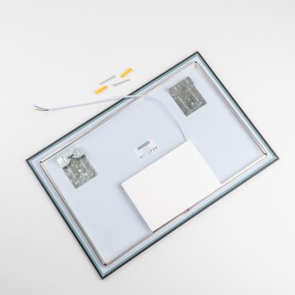 Brilagi - LED огледало за баня SUELLO LED/20W/230V 40x60 cm черно IP44 CRI 90 димируемо + CCT