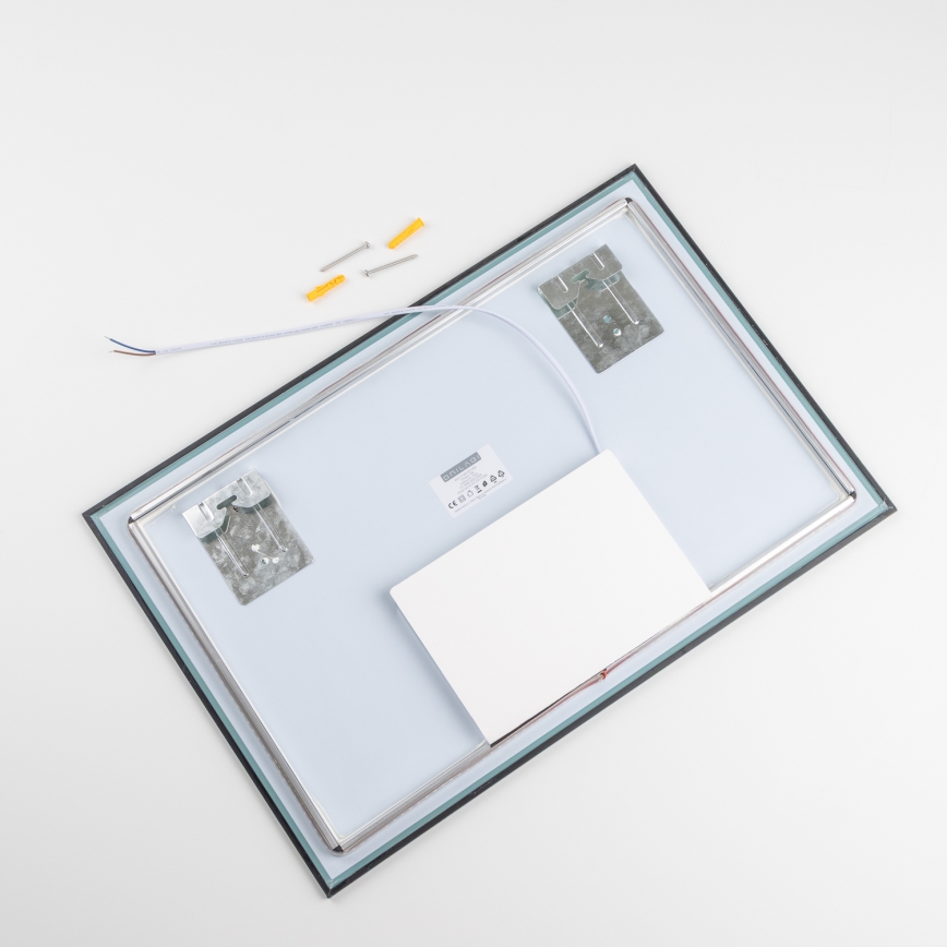 Brilagi - LED огледало за баня SUELLO LED/20W/230V 40x60 cm черно IP44 CRI 90 димируемо + CCT