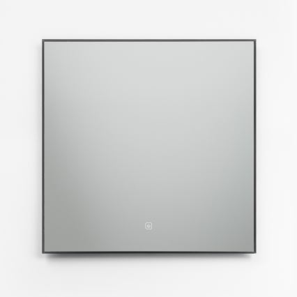 Brilagi - LED огледало за баня SUELLO LED/24W/230V 60x60 cm черно IP44 CRI 90 димируемо + CCT