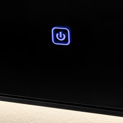 Brilagi - LED огледало за баня SUELLO LED/24W/230V 60x60 cm черно IP44 CRI 90 димируемо + CCT