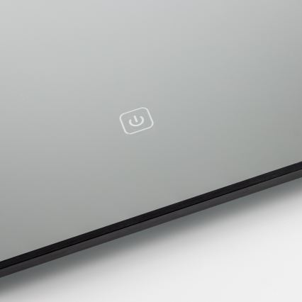 Brilagi - LED огледало за баня SUELLO LED/24W/230V 60x60 cm черно IP44 CRI 90 димируемо + CCT