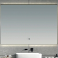 Brilagi - LED огледало за баня SUELLO, LED/28W/230V, 60x80 см, черно, IP44, CRI 90, димируемо + CCT