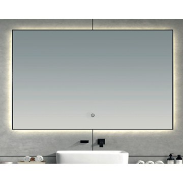 Brilagi - LED огледало за баня SUELLO LED/30W/230V 60x90 cm черно IP44 CRI 90 димируемо + CCT