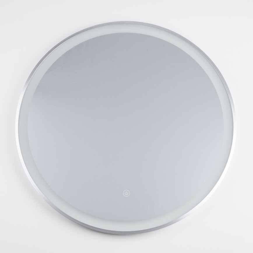 Brilagi - LED огледало за баня TORINO LED/19W/230V Ø 60 см в сребрист цвят IP44 CRI 90 димируемо + регулируема цветна температура (CCT)