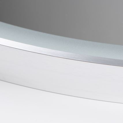 Brilagi - LED огледало за баня TORINO LED/19W/230V Ø 60 см в сребрист цвят IP44 CRI 90 димируемо + регулируема цветна температура (CCT)