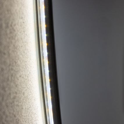 Brilagi - LED огледало за баня VENA BLACK LED/32W/230V Ø 100 cm IP44 CRI 90 димируемо + CCT