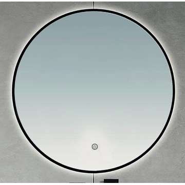 Brilagi - LED огледало за баня VENA BLACK LED/32W/230V Ø 100 cm IP44 CRI 90 димируемо + CCT