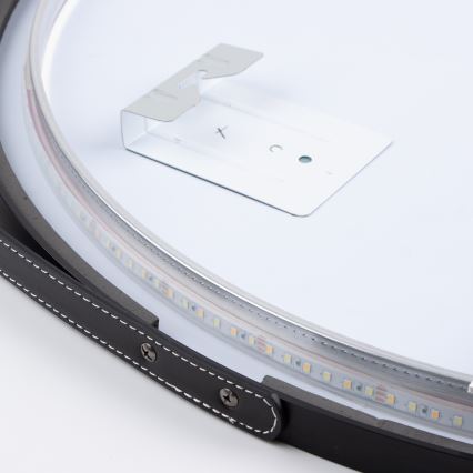 Brilagi - LED огледало за баня VERESE LED/19W/230V, Ø 60 см, черно, IP44, CRI 90, димируемо + CCT