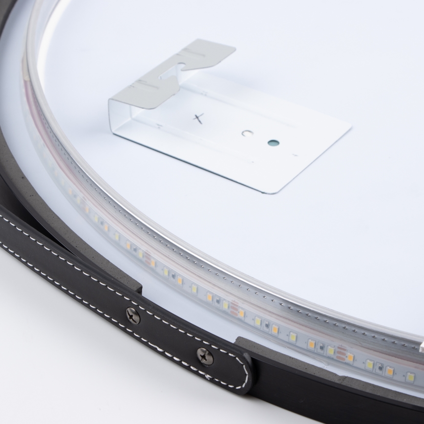 Brilagi - LED огледало за баня VERESE LED/19W/230V, Ø 60 см, черно, IP44, CRI 90, димируемо + CCT