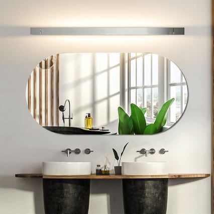 Brilagi - LED осветление за огледало за баня AQUA LINE LED/24W/230V 90 cm IP44 лъскав хром CRI 90