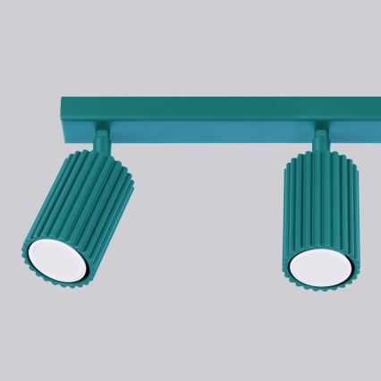 Brilagi - LED осветително тяло CRESTO 3xGU10/10W/230V тюркоазно