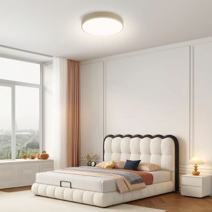 Brilagi - LED Димируемо осветително тяло POOL LED/36W/230V 3000-6000K диаметър 30 см бежово + дистанционно управление