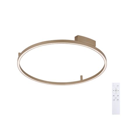 Brilagi - LED димируемо таванно осветително тяло PORTOFINO LED/60W/230V 3000-6000K Ø 80 см бежово + дистанционно управление