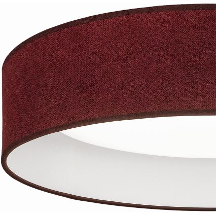 Brilagi - Димируема LED таванна лампа VELVET SMART VARI LED/36W/230V 3000-6500K Ø 55 cm бордо + дистанционно управление