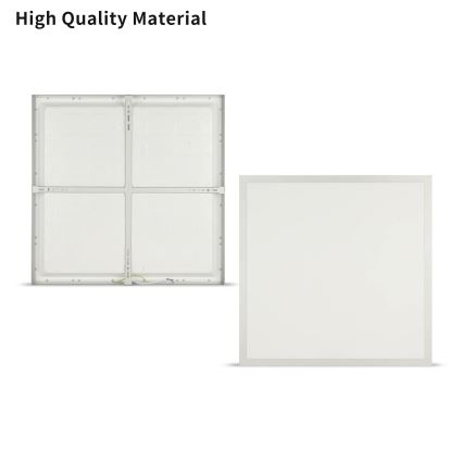 Brilagi - LED таванно осветително тяло за баня FRAME LED/50W/230V 3000/4000/6000K 60x60 cm IP44 сребристо