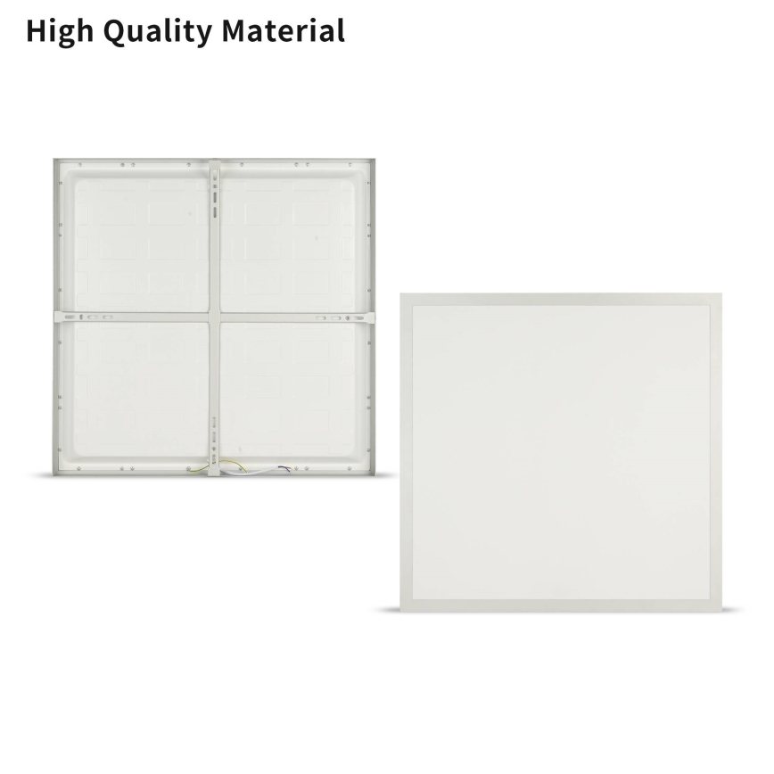 Brilagi - LED таванно осветително тяло за баня FRAME LED/50W/230V 3000/4000/6000K 60x60 cm IP44 сребристо