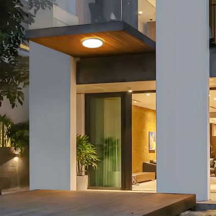 Brilagi - LED таванно осветително тяло за баня ULTRA SLIM LED/12W/230V Ø 22,5 см златисто IP54