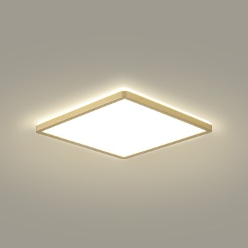 Brilagi - LED осветително тяло за баня ULTRA SLIM LED/24W/230V 42x42 cm златисто IP54