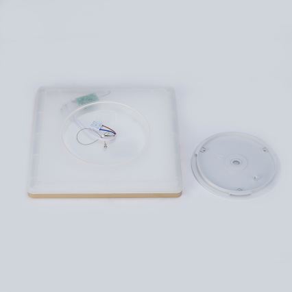 Brilagi - LED осветително тяло за баня ULTRA SLIM LED/24W/230V 42x42 cm златисто IP54