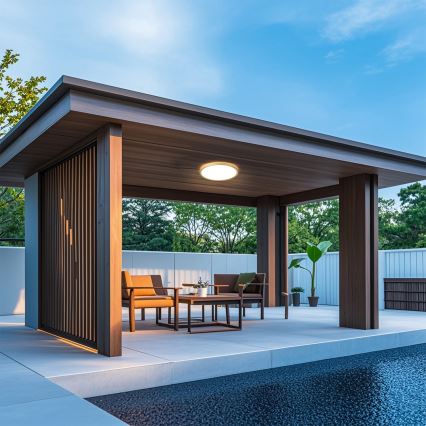 Brilagi - LED таванно осветително тяло за баня ULTRA SLIM, LED/24W/230V, Ø 42 cm, златисто, IP54