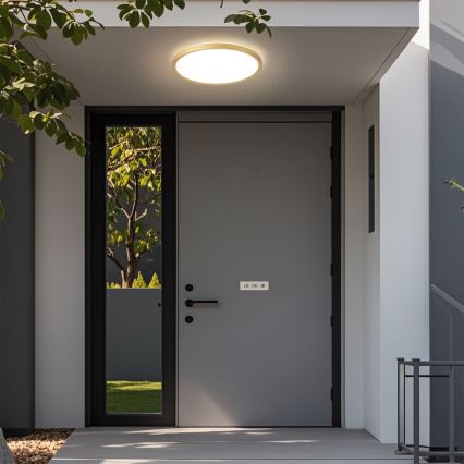 Brilagi - LED таванно осветително тяло за баня ULTRA SLIM, LED/24W/230V, Ø 42 cm, златисто, IP54