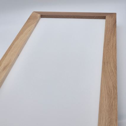 Brilagi - LED плафон за баня WOODY FRAME LED/40W/230V 120x30 cm IP44 дъб