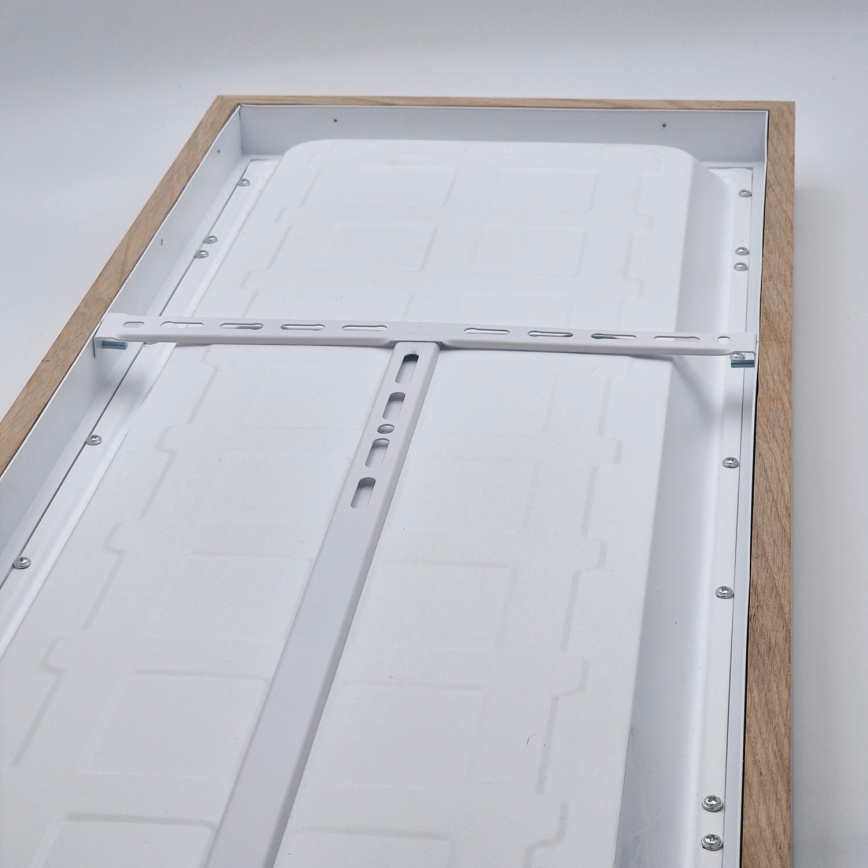 Brilagi - LED плафон за баня WOODY FRAME LED/40W/230V 120x30 cm IP44 дъб